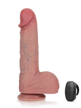 Lucas | 9.8" × 2" Heating Pulse Thrusting Dildo with Tapered Head & Deep Vibration