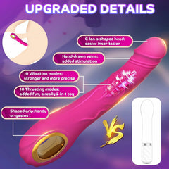 Finn | Thrusting Vibrator with Fast Deep Strokes, Realistic Feel & G-Spot Stimulation