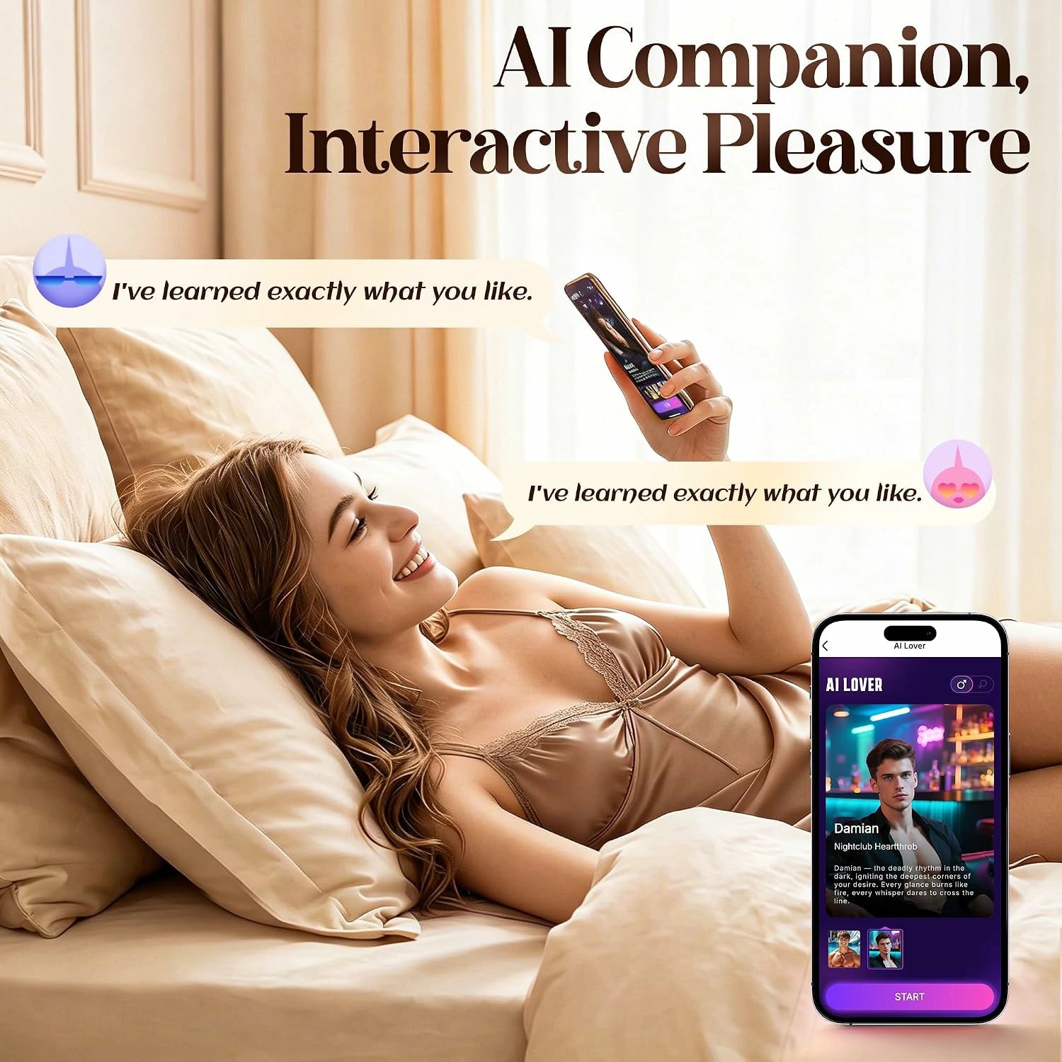 Kai | Rabbit Vibrator with G-Spot Thrusting, Clitoral Suction & App Control