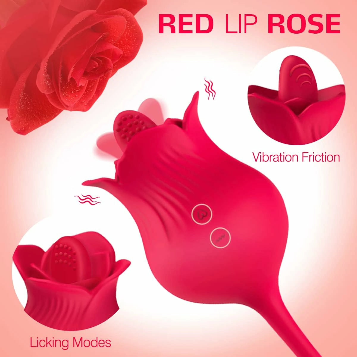 Garnet | 15.35" Tongue Vibrator with G-Spot Thrusting, Clitoral Licking & Nipple Play