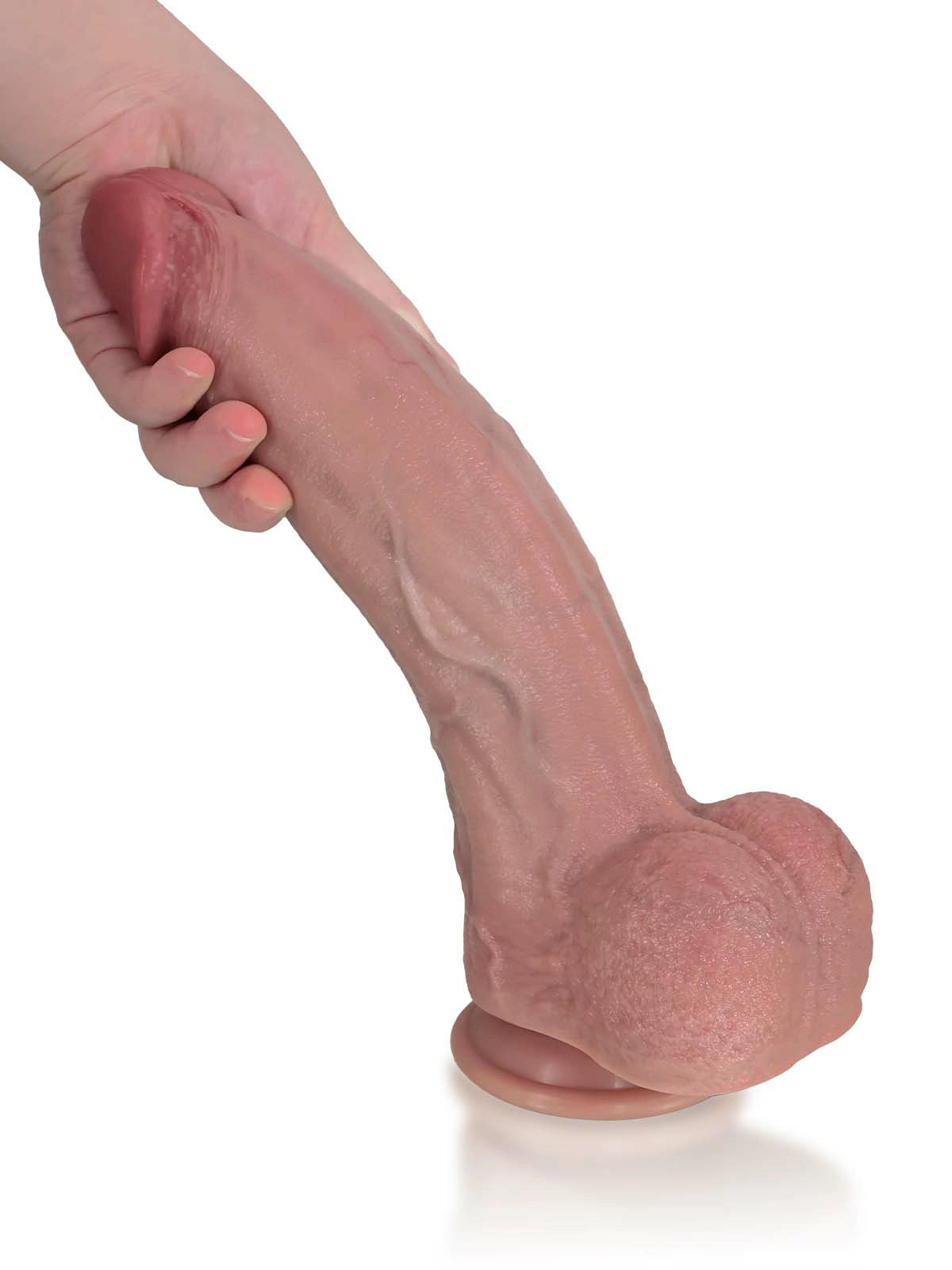 Julian | 10.8" × 2.3" Pulse Thrusting Dildo with Blunt Head & Vibration