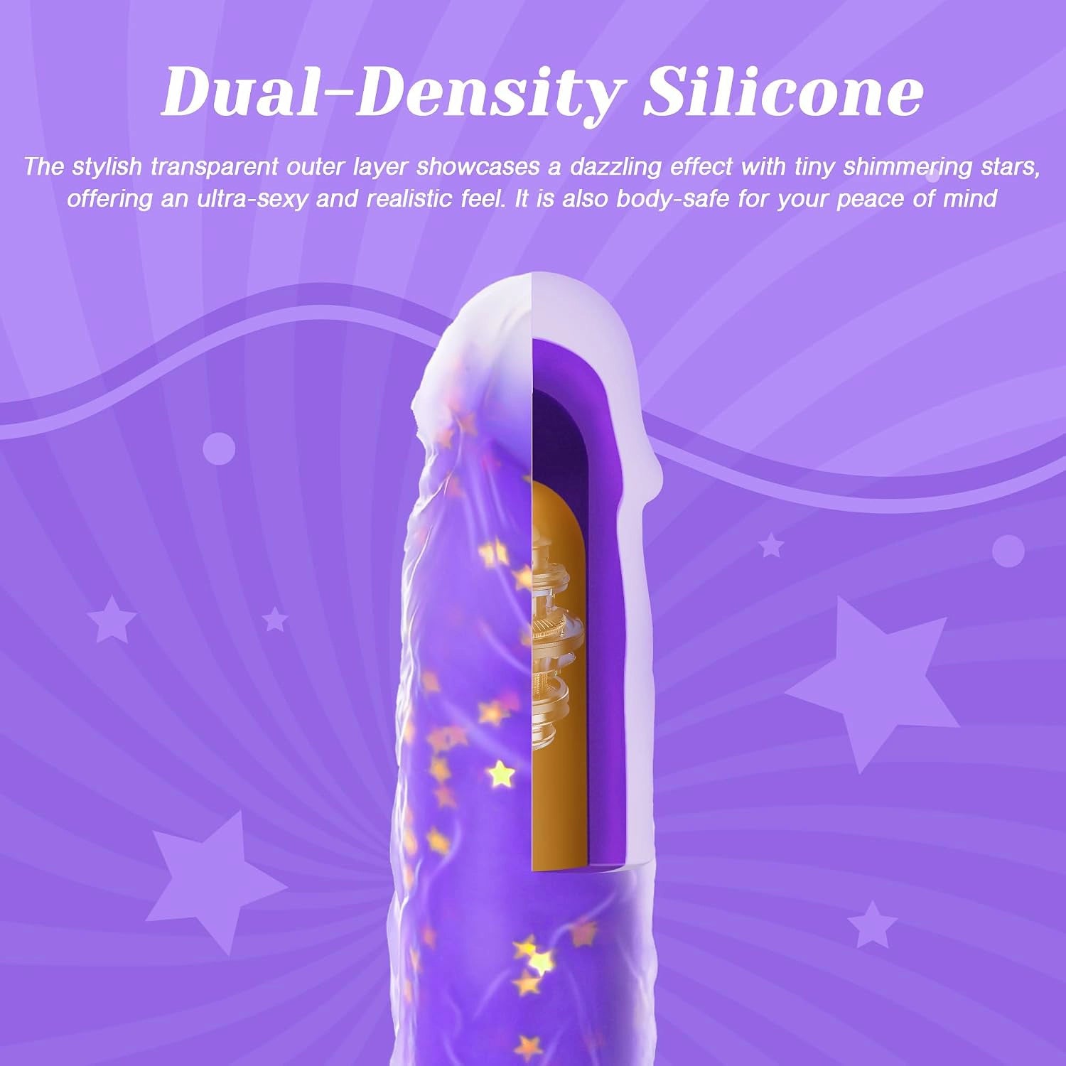 Leo | 9.1" × 1.6" Heating Thrusting Dildo with Realistic Feel, G-Spot Stimulation & Remote Control