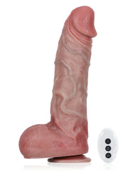 Marcus | 10.9" × 2.36" Thrusting Dildo with XL Veined Texture, Thick Girth & Remote