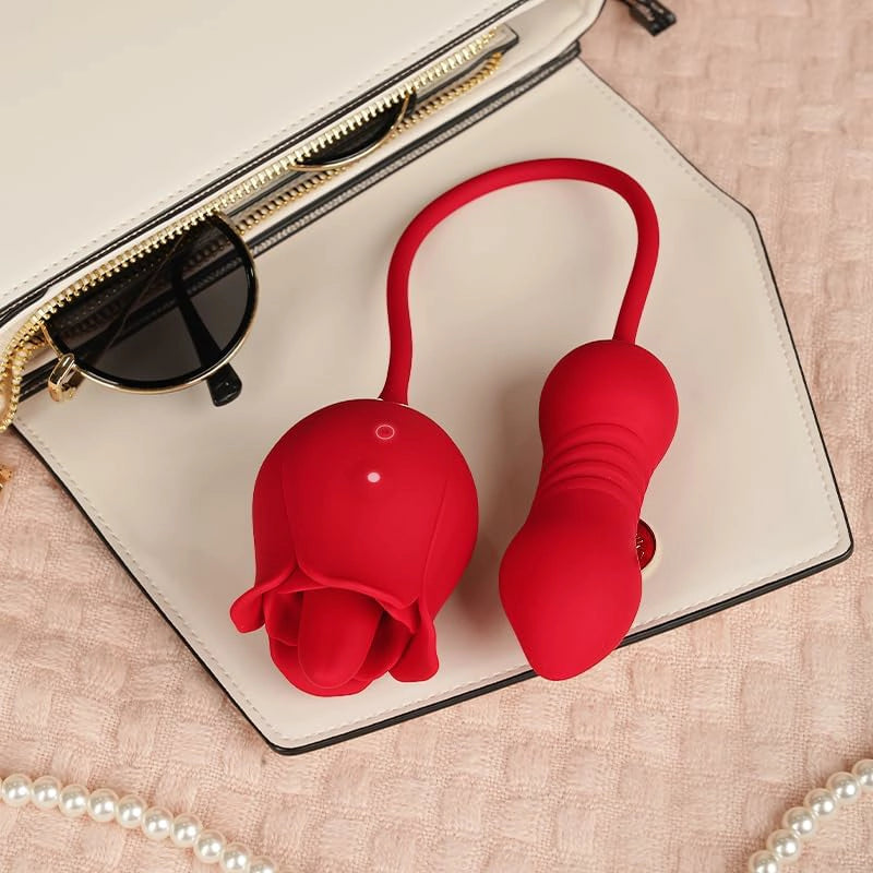 Rosie | Tongue Vibrator with Deep Thrusting, Clitoral Licking & App Control
