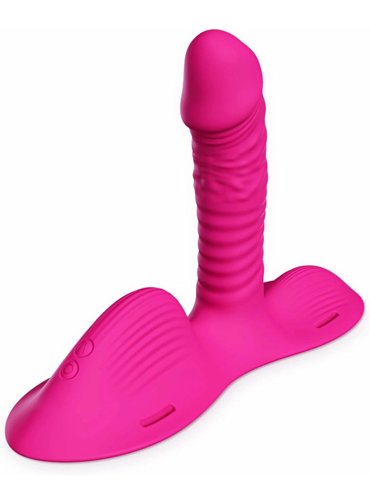 Roxy | 6.29" × 1.37" Wearable Thrusting Dildo with G-Spot, Clitoral & Anal Stimulation and App Control